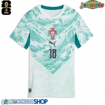 Maglie da calcio Portogallo Pedro Neto #18 Seconda Maglia Femminile Mondiali 2026  Manica Corta
